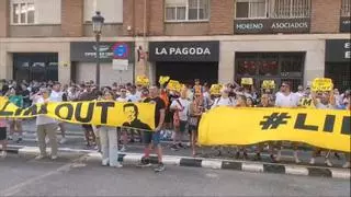 Mestalla falla en los 19 minutos de vaciado contra Meriton en el Valencia - Barcelona