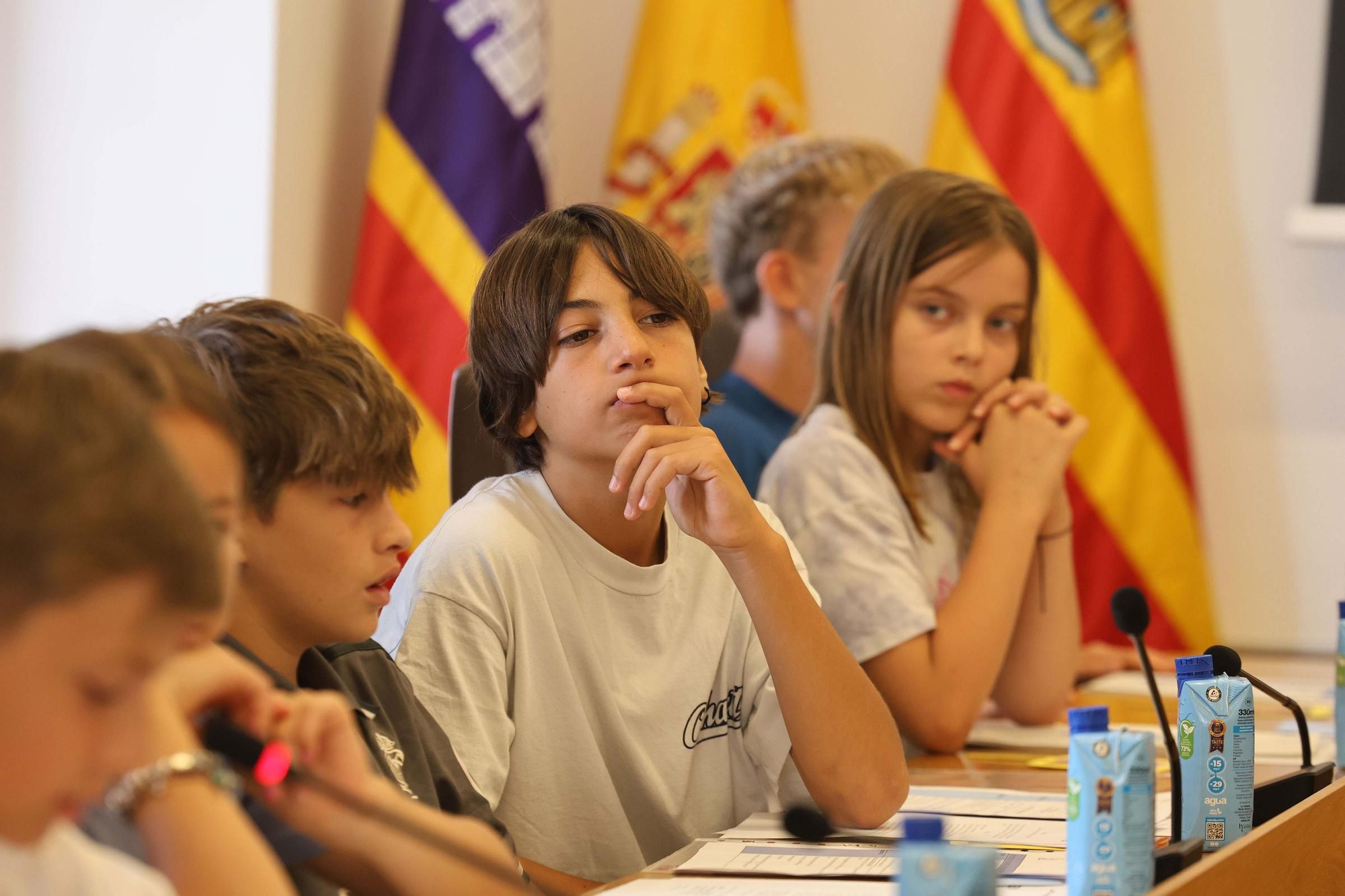 Pleno infantil en el Ayuntamiento de Santa Eulària