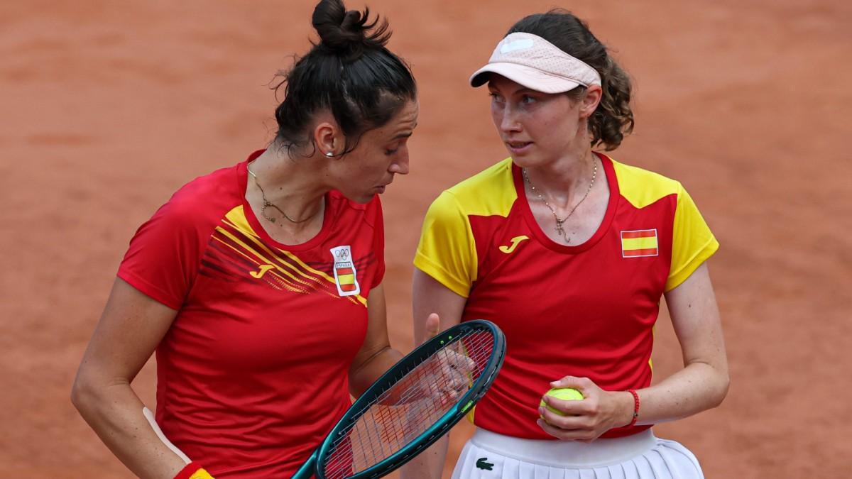 Sorribes y Bucsa, durante un partido