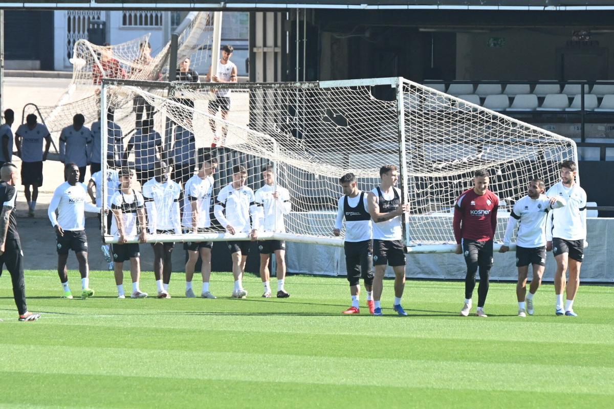 Entrenamiento del CD Castellón