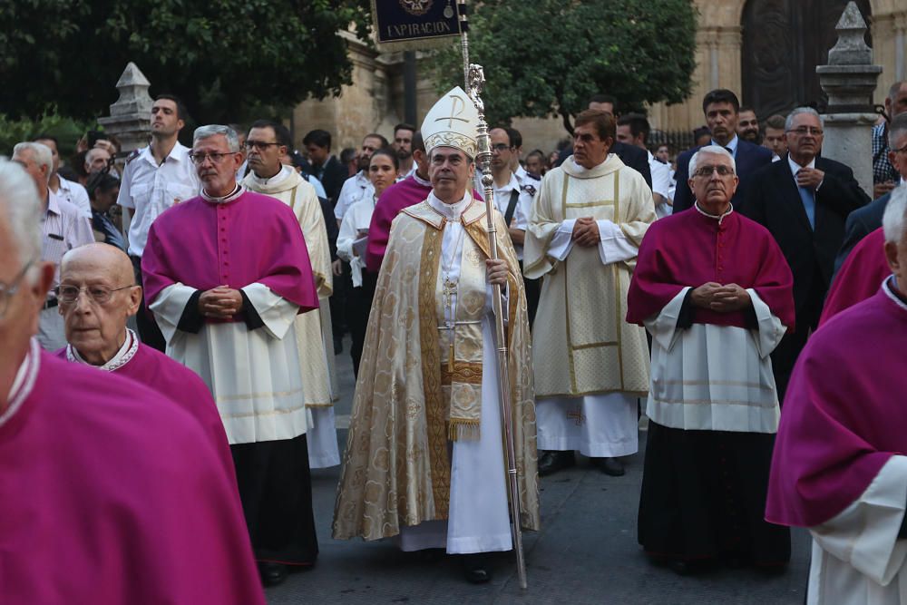 Procesión de la Virgen de la Victoria en Málaga