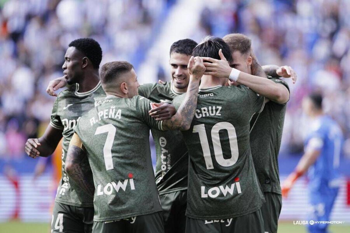 Encuentro jornada 10 LaLiga Hypermotion, entre Leganés y Málaga CF