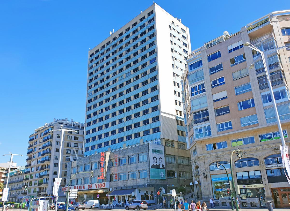 Fachada del Hotel Bahía de Vigo.