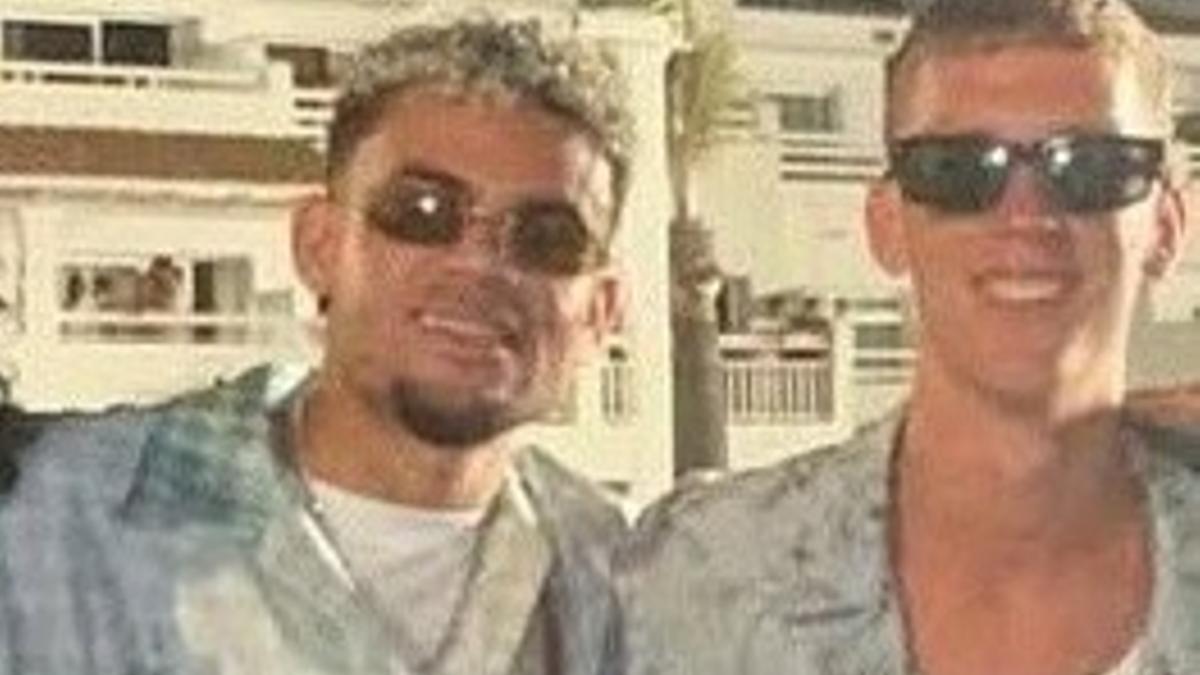 Luis Díaz y Dani Olmo, juntos en Ibiza
