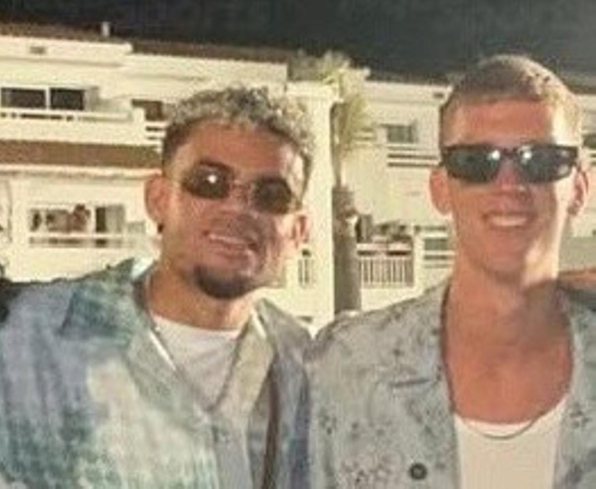 Luis Díaz y Dani Olmo, juntos en Ibiza