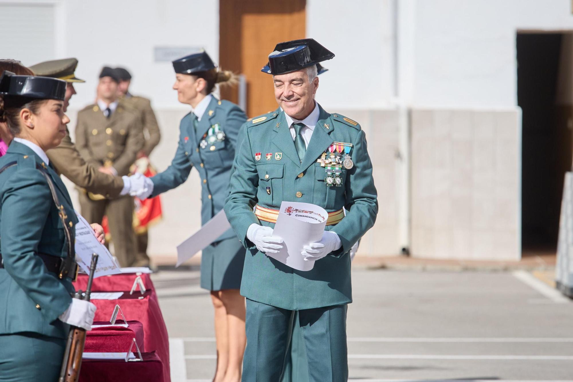 Imatges de la Guàrdia Civil celebrant la seva patrona a Girona