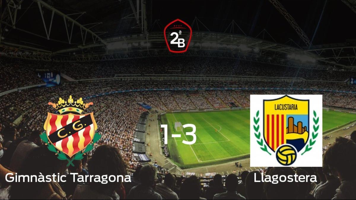 El Llagostera derrota 1-3 al Gimnàstic Tarragona y se lleva los tres puntos