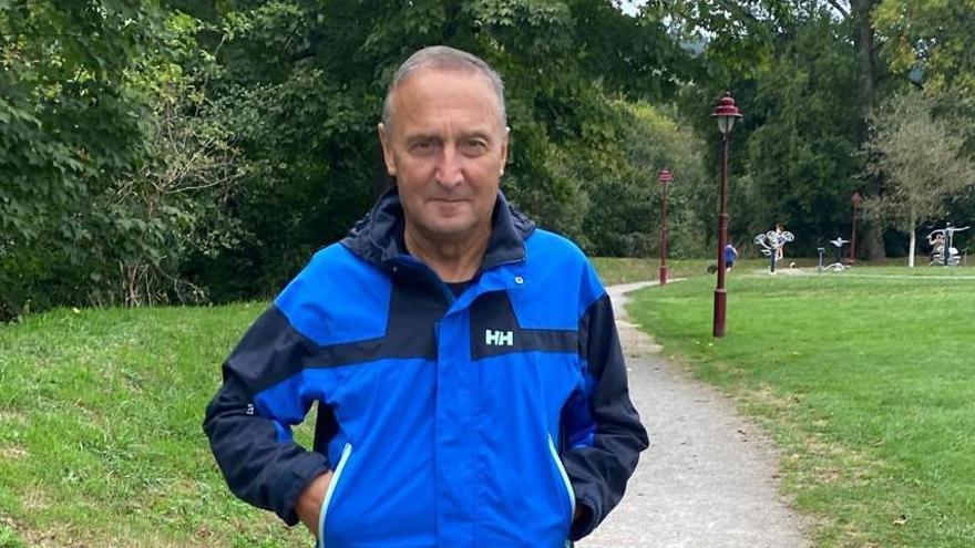 Manolo Villazón, durante un paseo por La Barquerina.