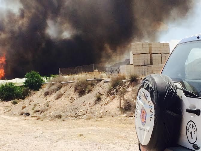 Incendio en Totana