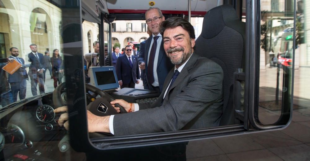 Autobuses híbridos en Alicante