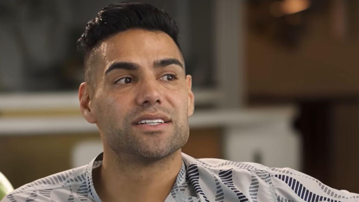 Radamel Falcao, durante su charla en 'El camino de Mario'.