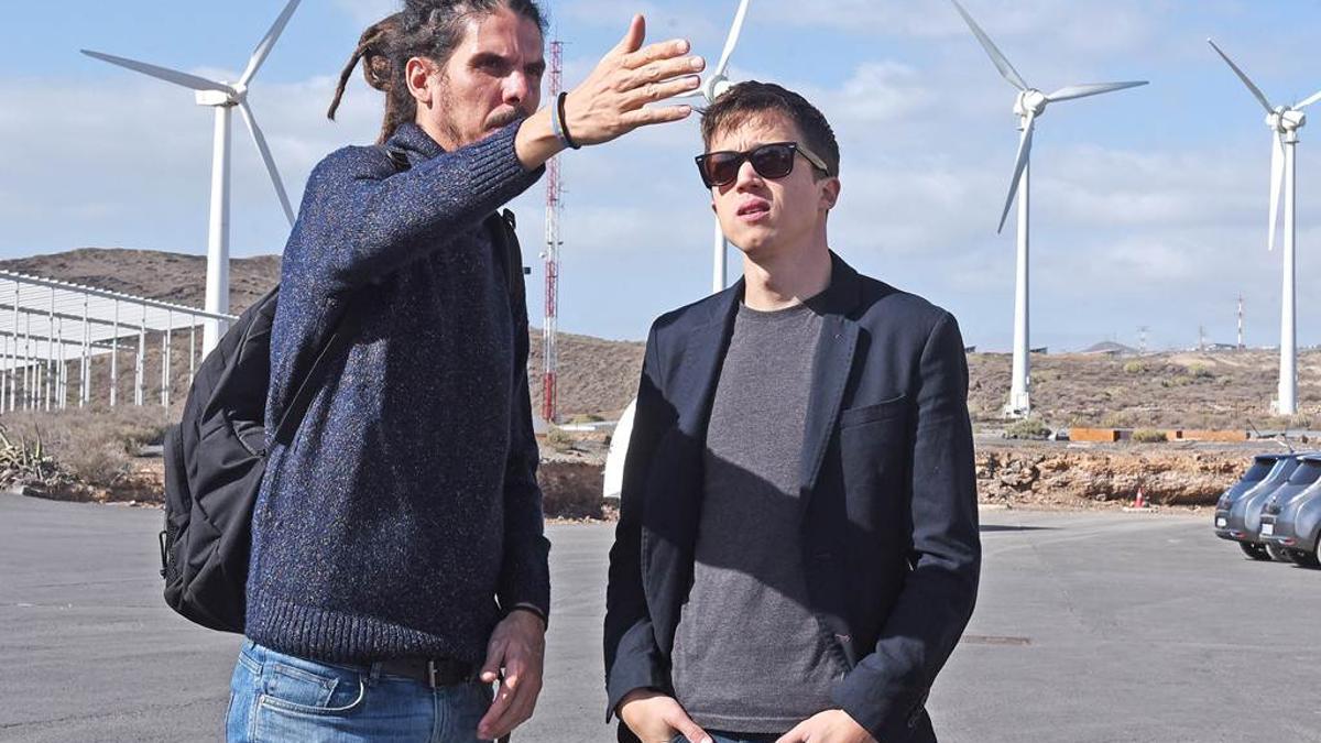 Alberto Rodríguez y Errejón, en una foto de archivo de 2019