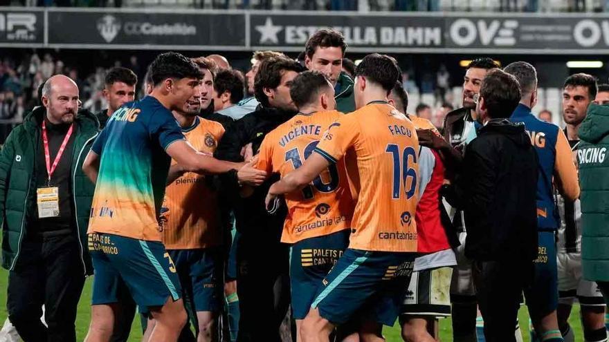 El Castellón denuncia "actos inaceptables de provocación por familiares" del Racing de Santander