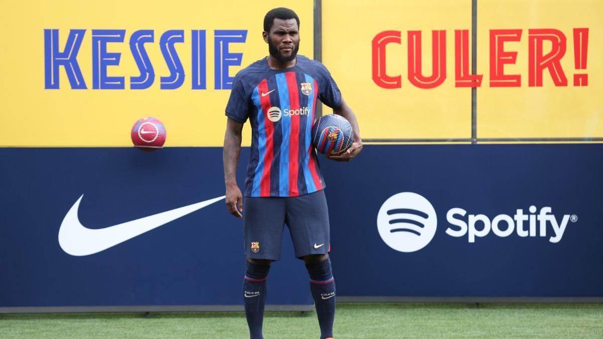 Kessié con la camiseta azulgrana