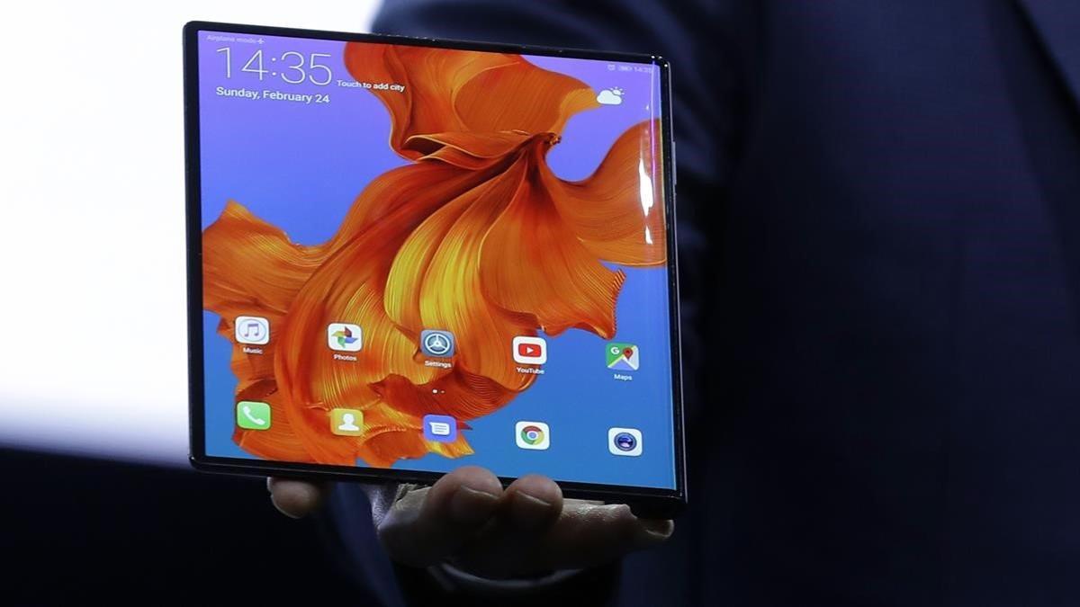 El Huawei Mate X, el móvil plegable de Huawei.