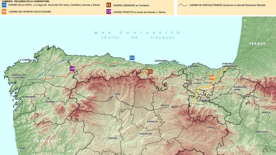 La Unesco declara Patrimonio Mundial a Los Caminos de Santiago del Norte Peninsular