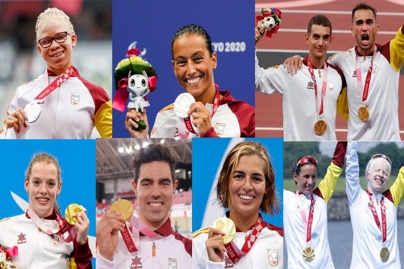 Medallistas Paralímpicos españoles de Tokio