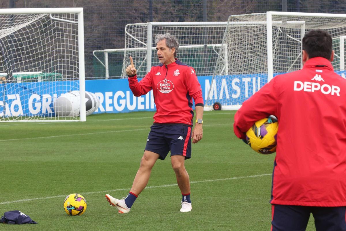 El Dépor prepara el partido contra el Eldense