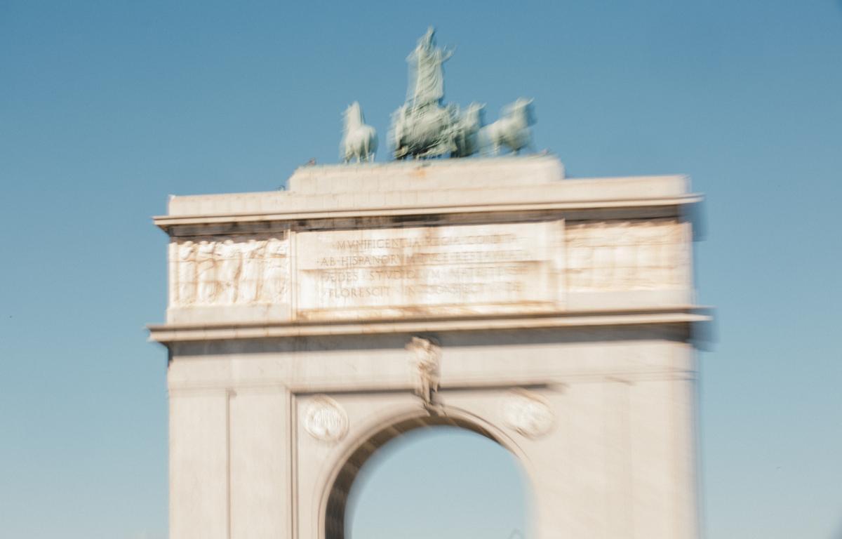 Arco franquista de la Victoria, en Moncloa, Madrid.