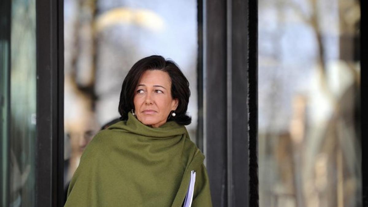 Ana Patricia Botín, en Londres.