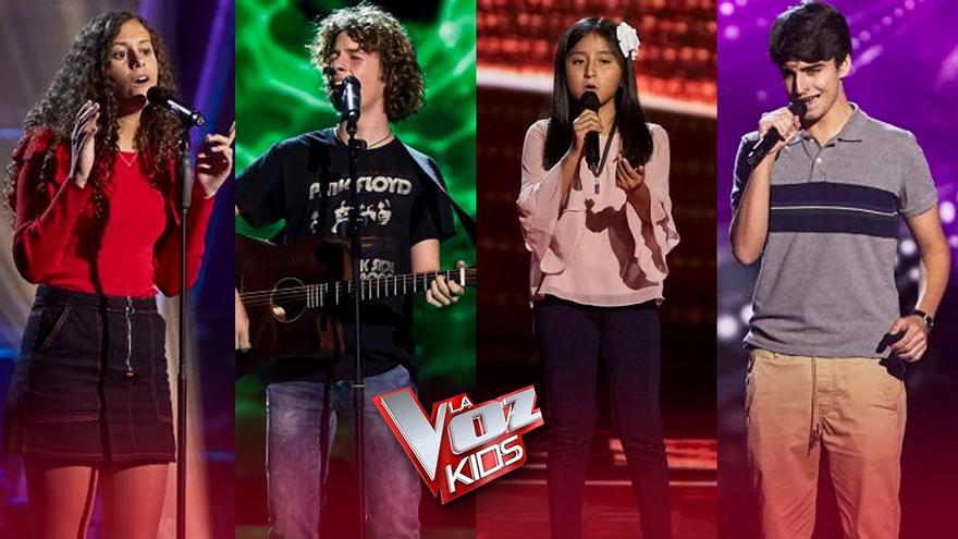 &#039;La voz kids&#039;: así suenan las nuevas voces que se suman a los equipos de Bisbal, Rosario, Melendi y Vanesa