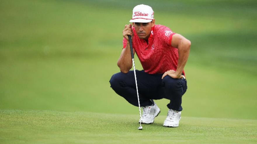 Rafa Cabrera Bello durante el BMW Championship.