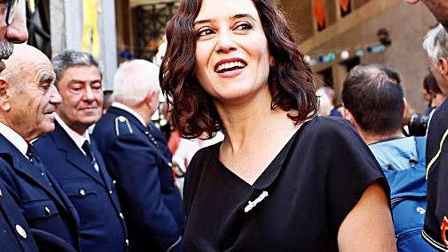 La presidenta de la comunitat de Madrid, Isabel Díaz Ayuso.