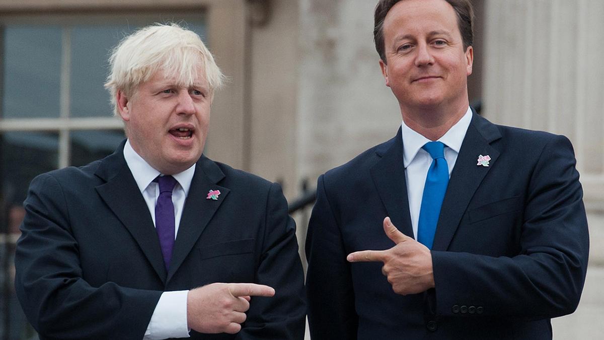 Boris Johnson y David Cameron, dos viejos colegas de adolescencia.