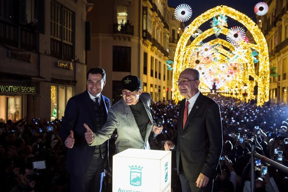 Encendido del Alumbrado Navideño de Málaga