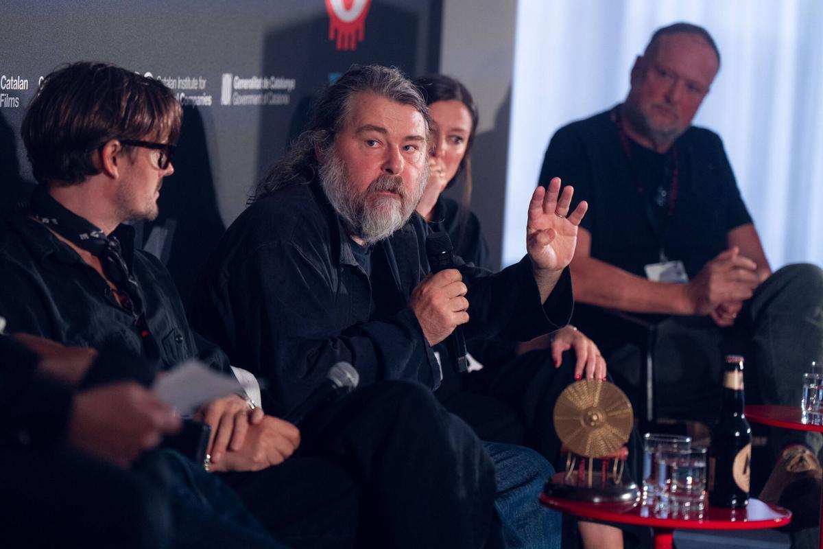 Encuentro con la prensa y los fans del director británico de culto Ben Wheatley (Kill List, Turistas, Free Fire) durante el Festival Internacional de Cine de Sitges. Foto de Zowy Voeten