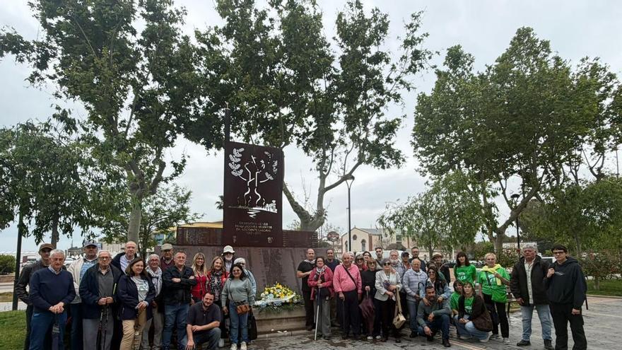 Homenaje en el Port de Sagunt a las víctimas de la siniestralidad laboral
