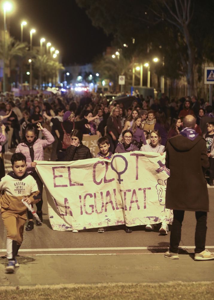 Manifestación del 8M en el Port de Sagunt