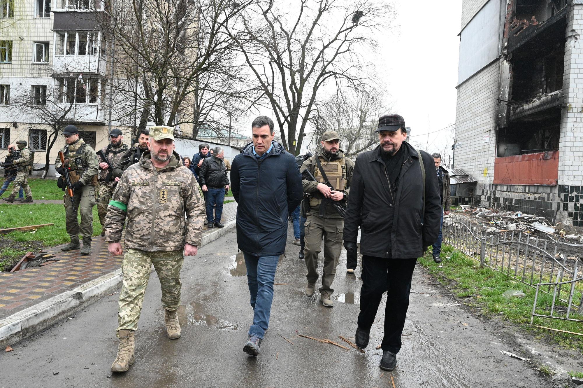 Pedro Sánchez visita Kiev