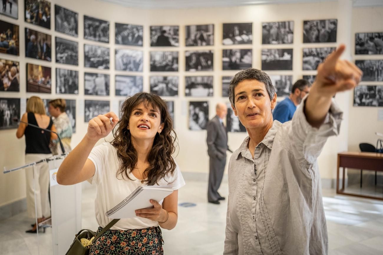 Exposición 'Tres miradas' en el Parlamento de Canarias