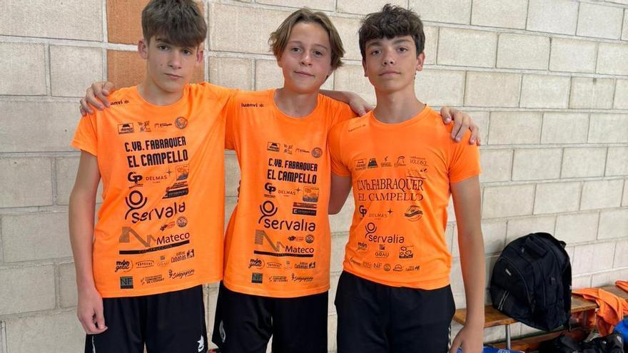 Tres jugadores infantiles del Club Fabraquer en el Plan Nacional de Tecnificación