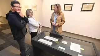Nerea Cordeiro inaugura en la sede de la Diputación “Sobre debuxar, fiar e habitar”