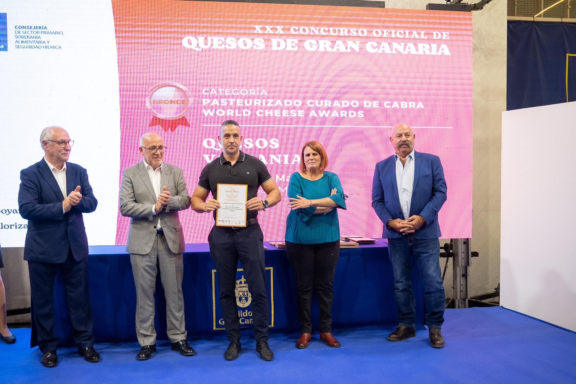 Entrega de premios de los concursos oficiales de queso y vino de 2023