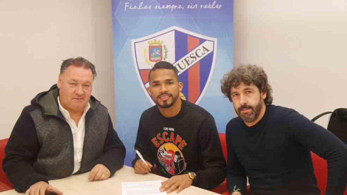 Yangel Herrera fichó por el Huesca