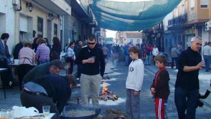 Comidas populares en las calles de Cox