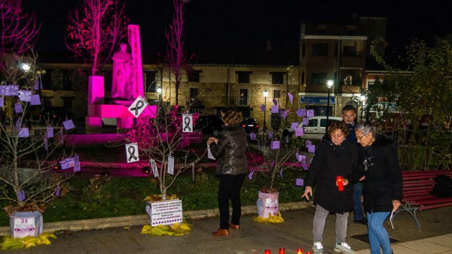 Tábara se manifiesta contra la violencia de género