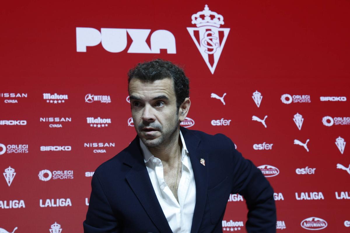 José Riestra , presidente ejecutivo del Sporting
