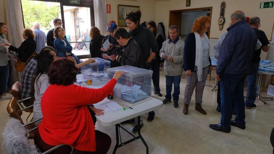 Imatge de la jornada electoral d&#039;aquest 26M.