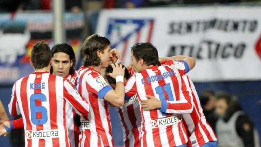 El Atlético suma y sigue ante el Levante