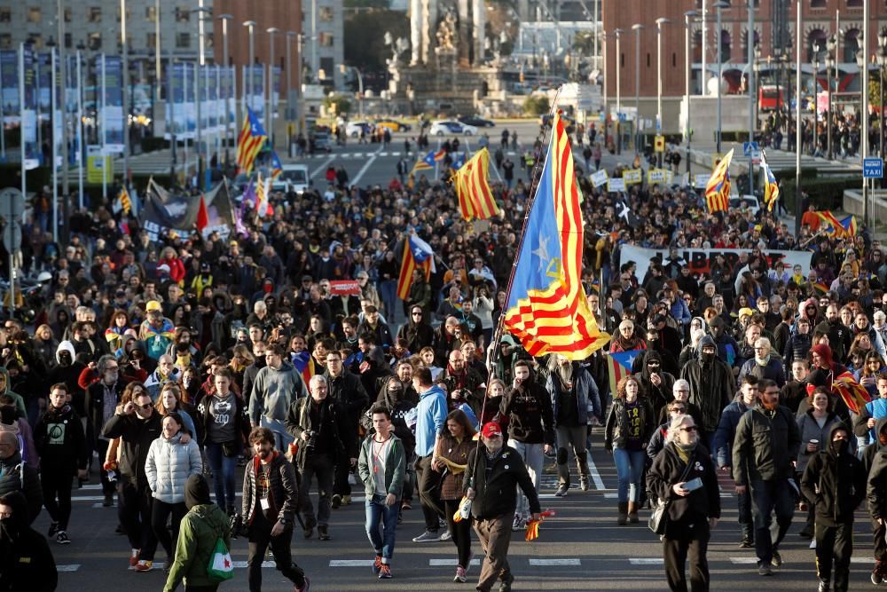 Protesta per la presència del Rei a BCN