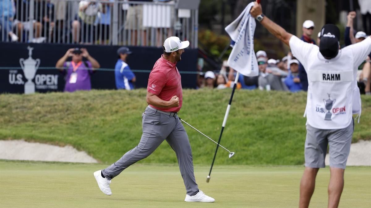 John Rahm, campeón del Open de Estados Unidos de golf