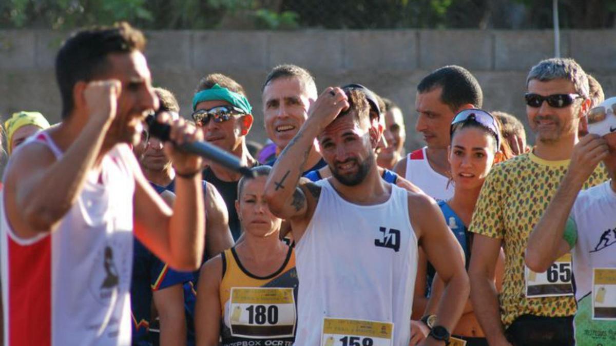 Carrera en pleno monte