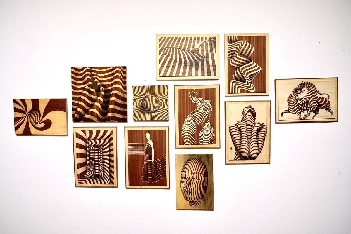 Muestra de piezas de madera en la sala de exposiciones de La Encarnación hasta el 6 de septiembre.