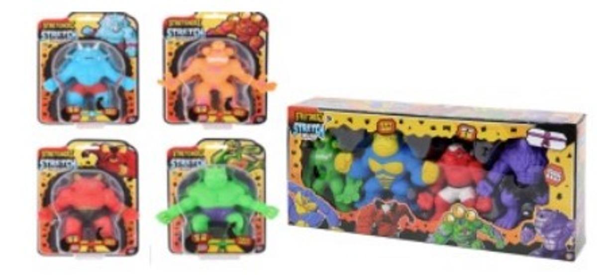 Las figuras Stretch Squad Stretching individuales y el pack que han sido retirados