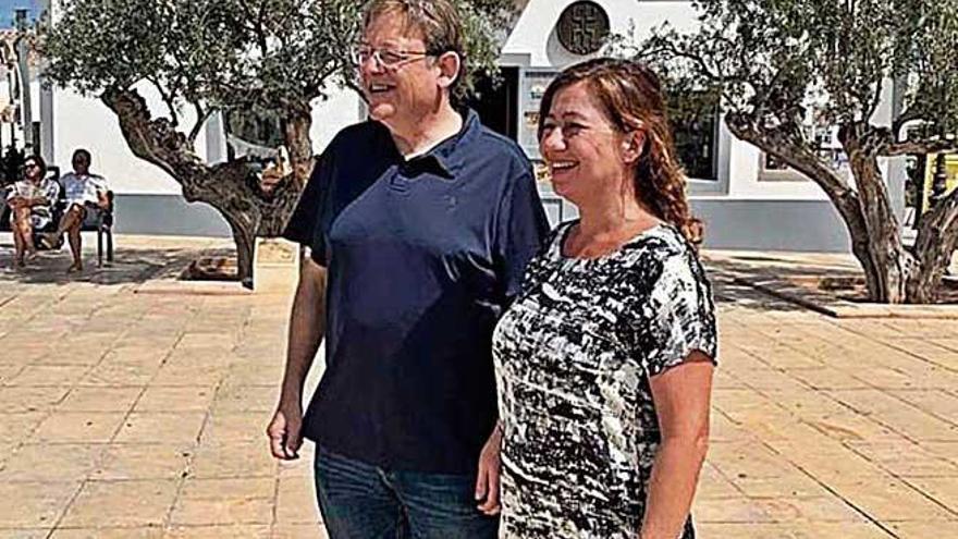 Ximo Puig y Armengol, el sÃ¡bado en Formentera.