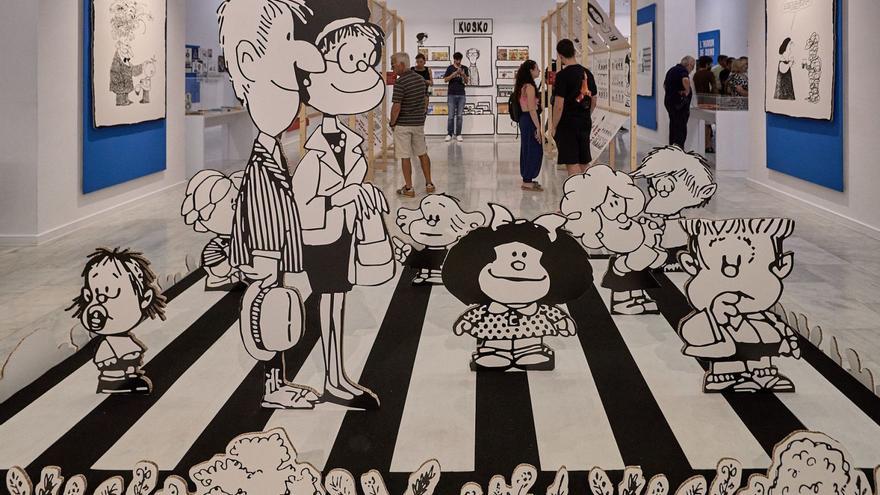 La muestra de Mafalda congrega a 12.000 visitantes en Gandia